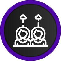 Same Approach Creative Icon Design vector