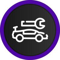 Car Service Creative Icon Design vector