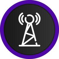 Radio Broadcast Creative Icon Design vector