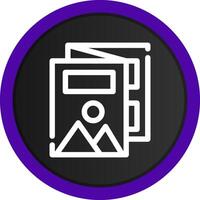 Magazine Creative Icon Design vector