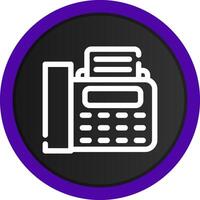 Fax Creative Icon Design vector