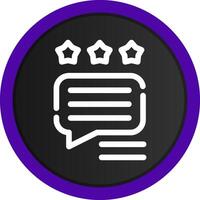 Customer Reviews Creative Icon Design vector