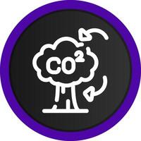 CO2 Creative Icon Design vector