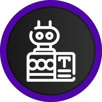 Bots Copywriting Creative Icon Design vector