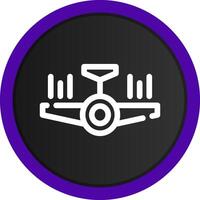 Airplane Creative Icon Design vector