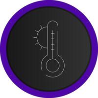 Temperature Creative Icon Design vector