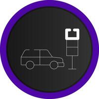 Taxi Signal Creative Icon Design vector