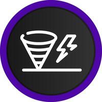 Tornado Creative Icon Design vector