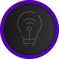 Smart Light Creative Icon Design vector