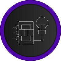 Circuit Creative Icon Design vector