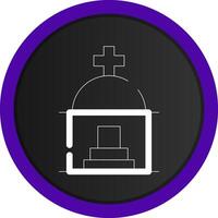 Mausoleum Creative Icon Design vector