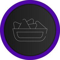 Nachos Creative Icon Design vector