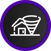 Hurricane Creative Icon Design vector