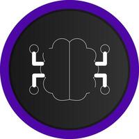 Neurons Circuit Creative Icon Design vector