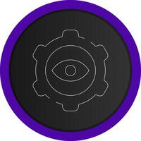 Eye Setting Creative Icon Design vector