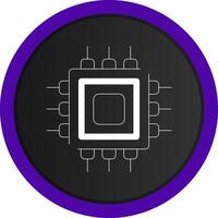 Processor Creative Icon Design vector