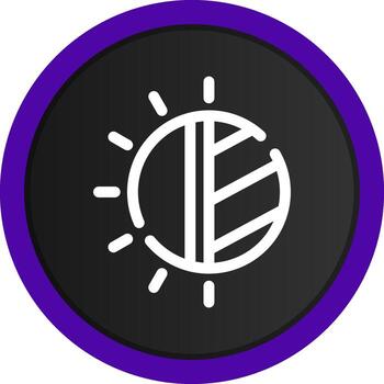 Eclipse Creative Icon Design vector