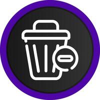 Delete Creative Icon Design vector