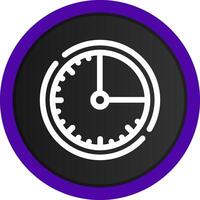 Time Quarter Creative Icon Design vector