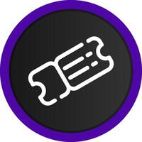 Ticket Creative Icon Design vector