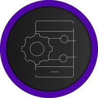 Project Management App Creative Icon Design vector