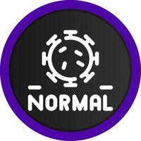 New Normal Creative Icon Design vector