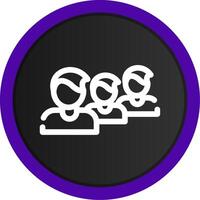 Queue Creative Icon Design vector