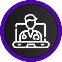 Digital Medicine Creative Icon Design vector