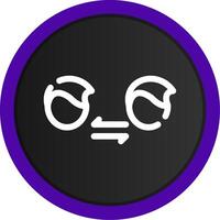Face to Face Contact Creative Icon Design vector