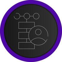 Client Database Creative Icon Design vector