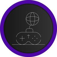 Online Games Creative Icon Design vector
