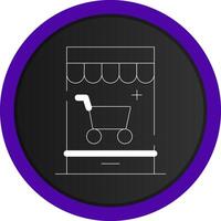 Personalized Web Store Creative Icon Design vector