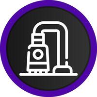 Vacuum Cleaner Creative Icon Design vector