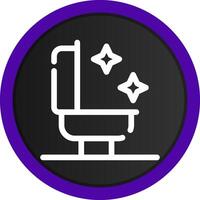 Bathroom Cleaning Creative Icon Design vector