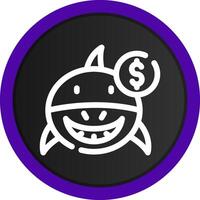 Loan Shark Creative Icon Design vector