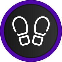 Footprint Creative Icon Design vector