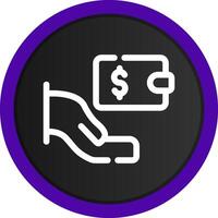 Current Account Creative Icon Design vector