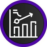 Clustered Bar Creative Icon Design vector