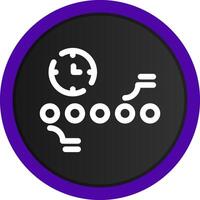 Circle Accent Timeline Creative Icon Design vector