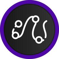 Bending Picture Transparency Creative Icon Design vector