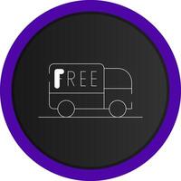 Free Delivery Creative Icon Design vector