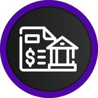 Bank Statement Creative Icon Design vector