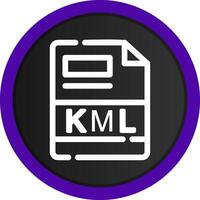 KML Creative Icon Design vector