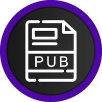 PUB Creative Icon Design vector