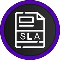 SLA Creative Icon Design vector