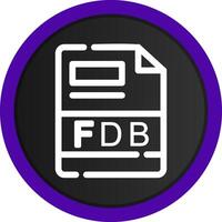 FDB Creative Icon Design vector