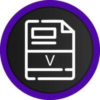 V Creative Icon Design vector