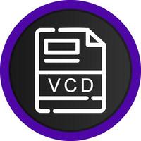 VCD Creative Icon Design vector