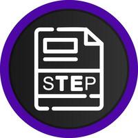 STEP Creative Icon Design vector