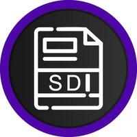 SDI Creative Icon Design vector